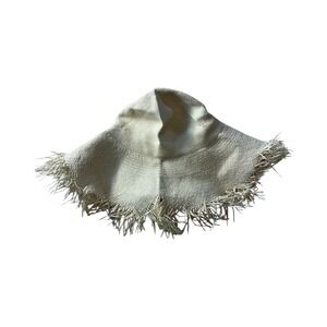 Island‎ Company Straw Raffia Fringe Floppy Hat Beach Bohemian Costume Scarecrow